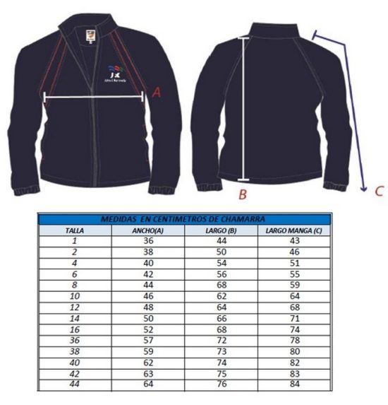 Jacket Size Guide